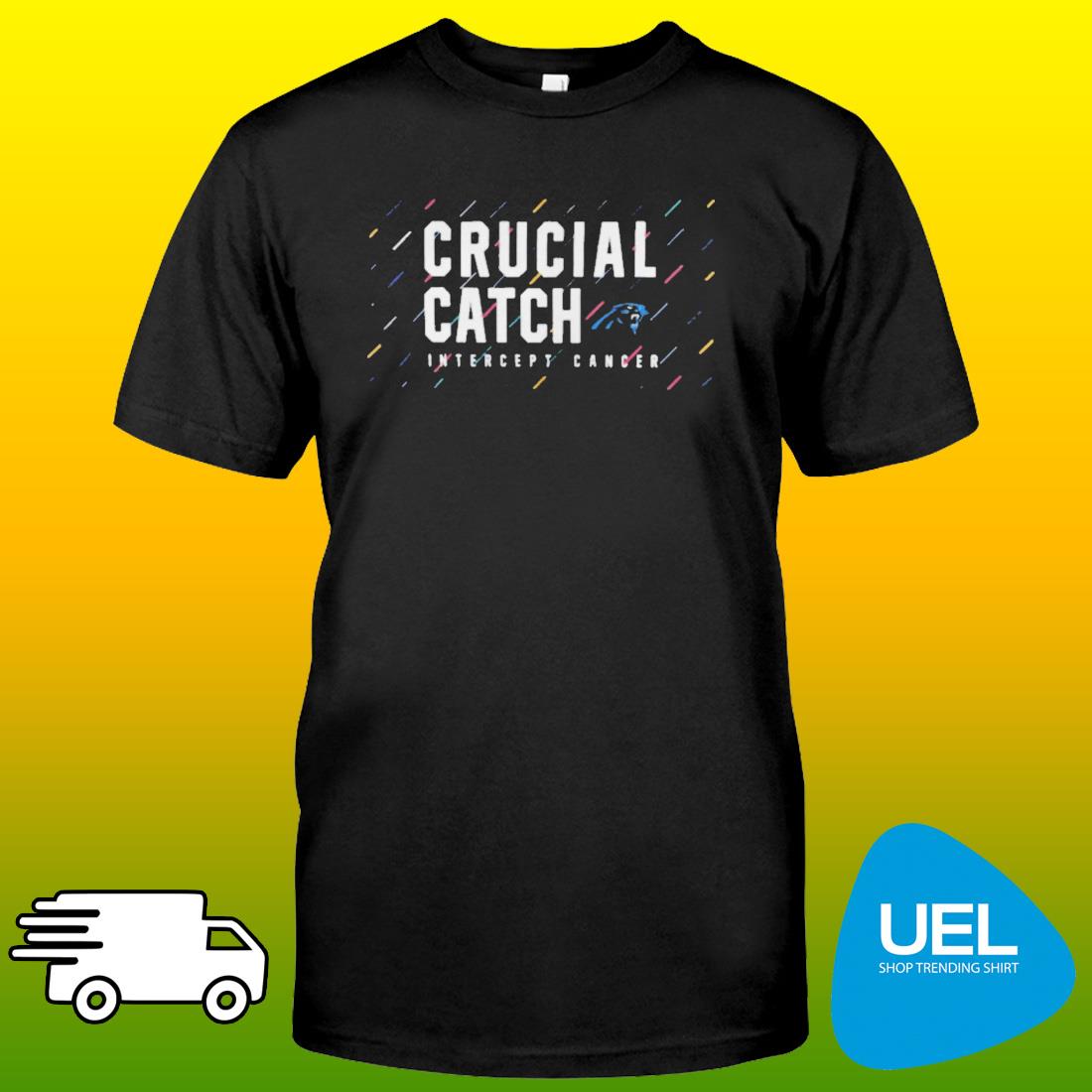 Carolina Panthers 2021 Crucial Catch Intercept Cancer Tee Shirt, hoodie,  sweater, long sleeve and tank top