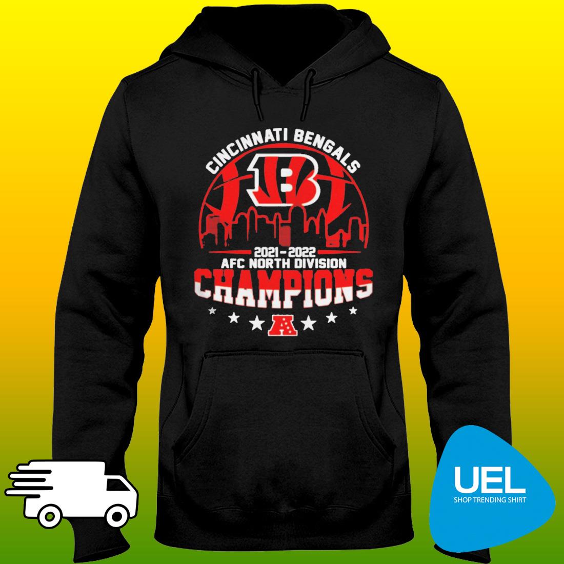 Cincinnati Bengals 2021 2022 AFC North Division Champions shirt, hoodie,  sweater, long sleeve and tank top