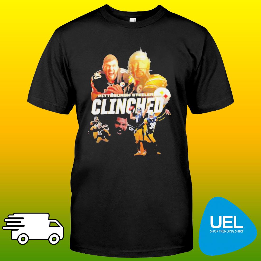 Pittsburgh Steelers Clinched 2022 NFL Playoffs T-Shirt - REVER LAVIE