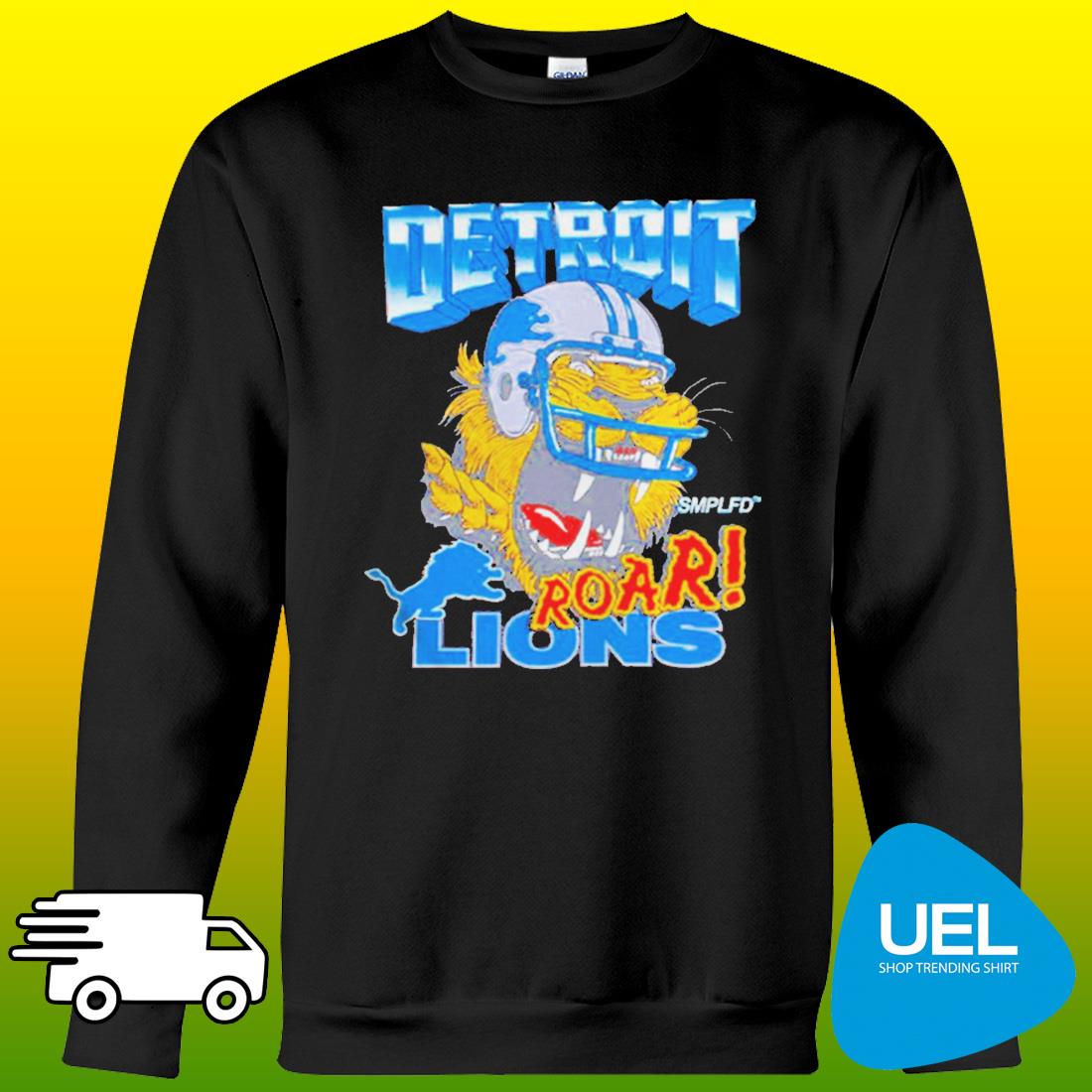 Official Smplfd X Lions Roar Detroit Lions T-shirt,Sweater, Hoodie