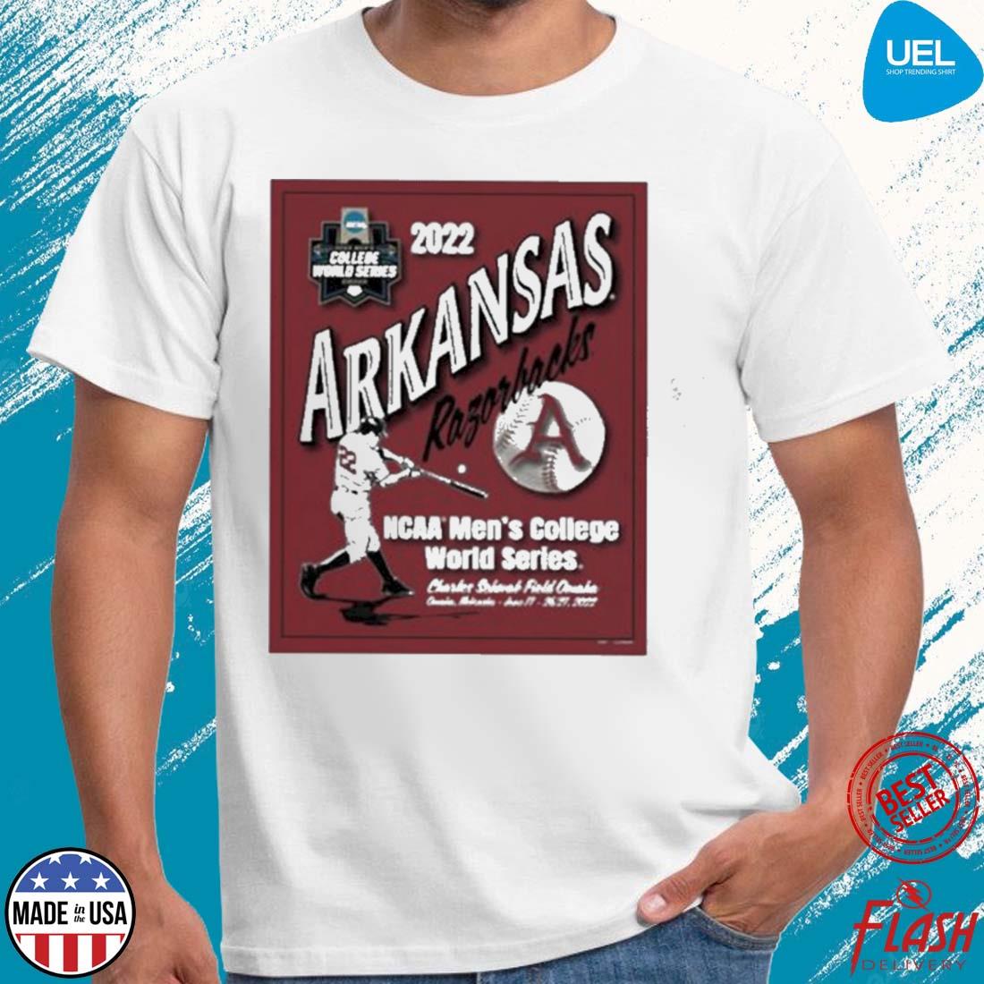 Official 2022 Arkansas Razorback NCAA Men's College World Series Shirt