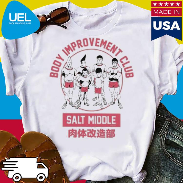 Official Body improvement club salt middle shirt