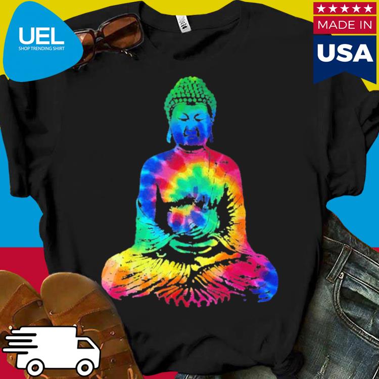 Official Buddha Tie Dye Vintage Yoga Spiritual Zen Buddhism Buddhist Shirt