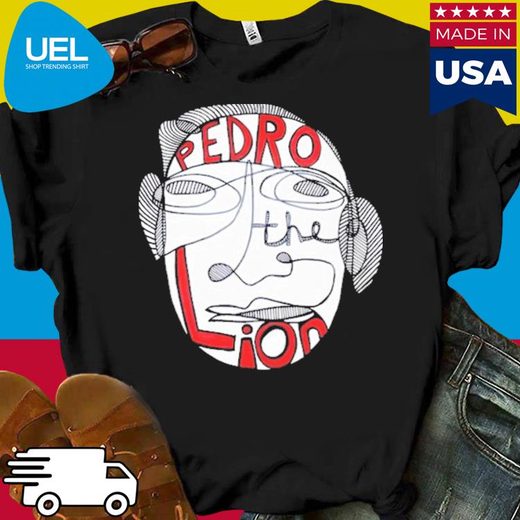 Official Abstract face pedro the lion shirt