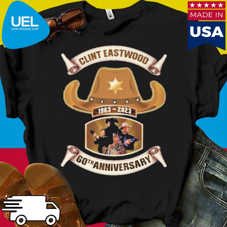 Official Clint eastwood 1963 2023 60th anniversary shirt