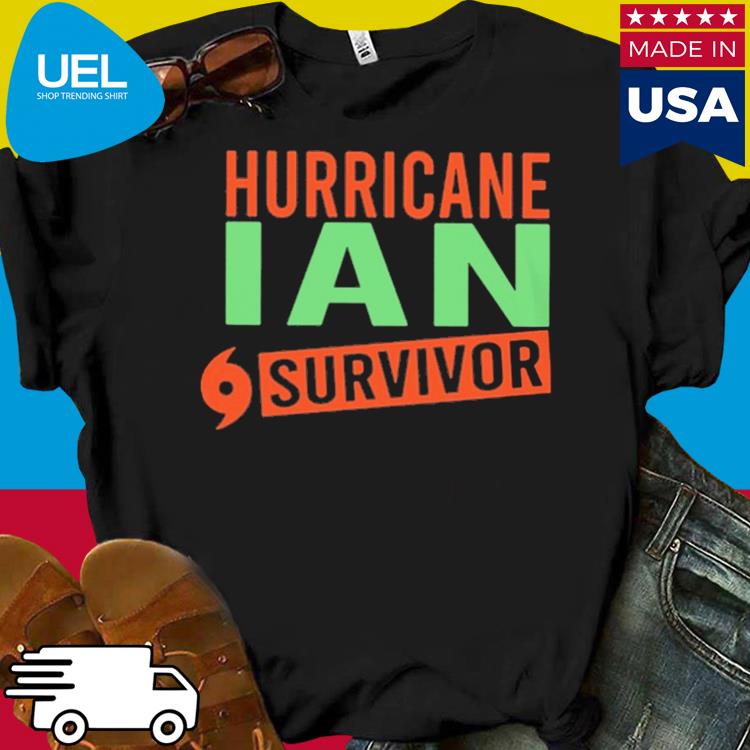 Official Hurricane ian survivor shirt