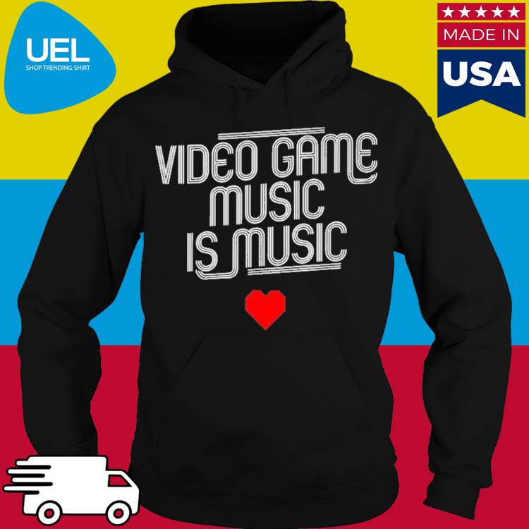 Official Mega ran video game music is music s hoodie