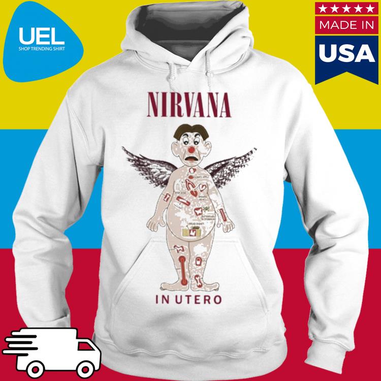 Official Nirvana in utero s hoodie