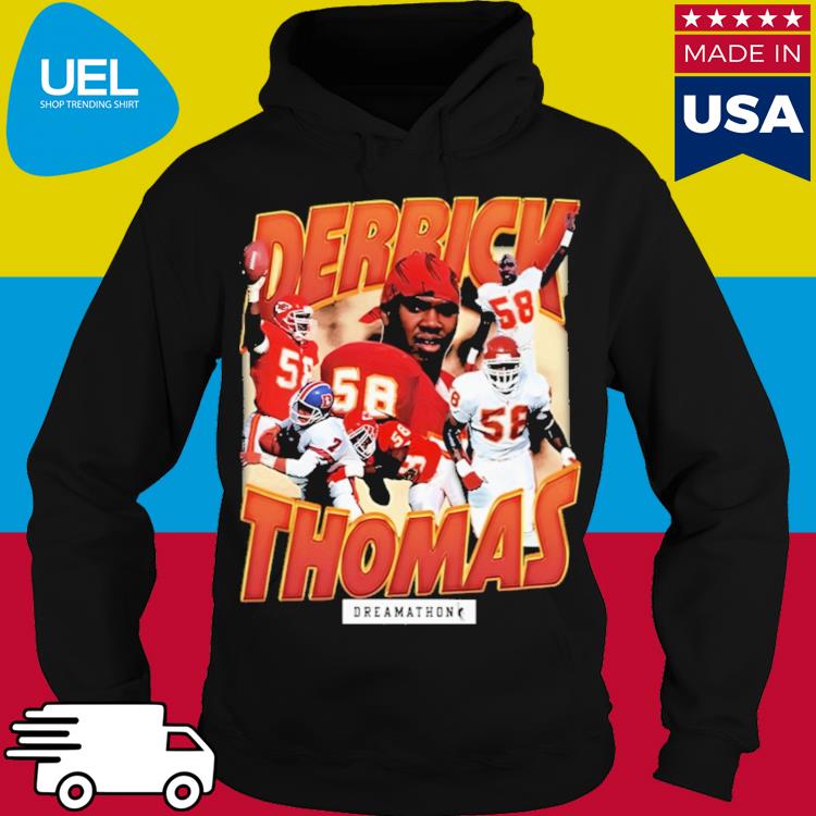 Official Dreamathon merch derrick thomas shirt, hoodie, tank top, sweater  and long sleeve t-shirt