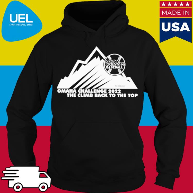 Official Omaha challenge 2022 the climb back to the top s hoodie
