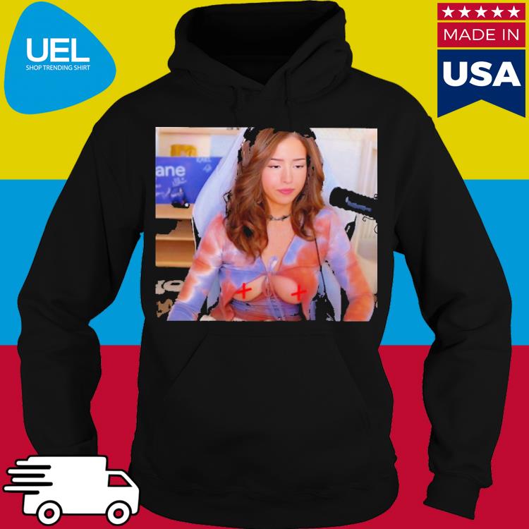 Pokimane Open Shirt I Love Poki Hoodie - Teeholly