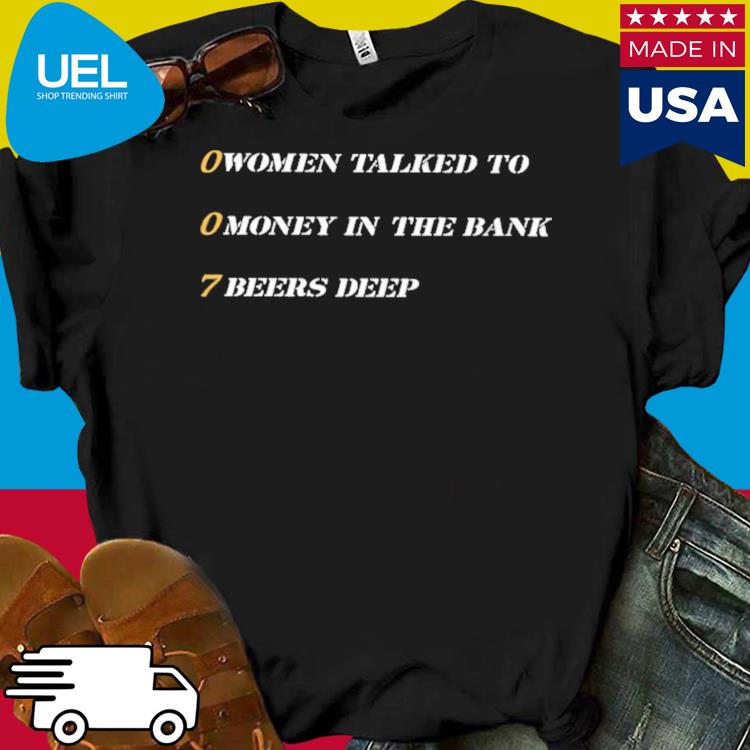 Official 007 women talked to money in the bank beers deep shirt