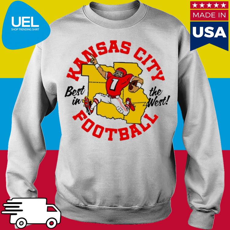 Offiical Best in the West Kansas City Football Super Bowl shirt, hoodie,  sweater, long sleeve and tank top