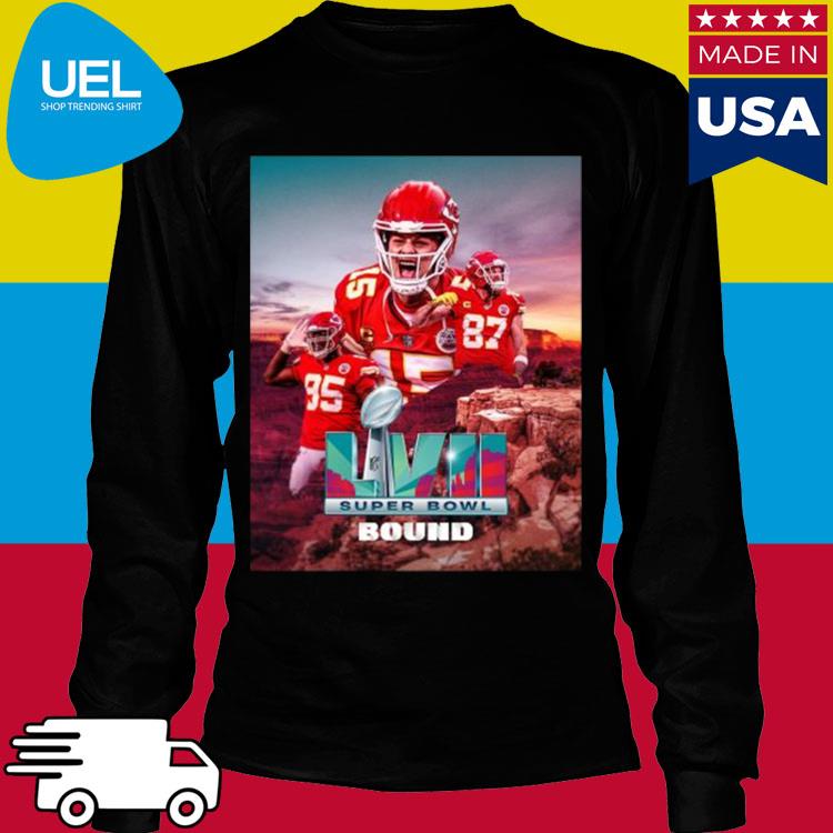 Official Super Bowl LVII Long Sleeved T-Shirts, Long Sleeved Shirts, Super  Bowl Raglan Shirts, Henley Long Sleeve Shirts