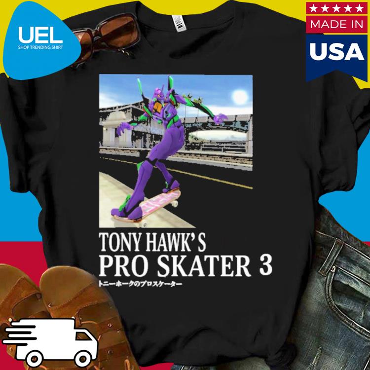 Official Tony hawk's neon genesis evangelion 3 shirt