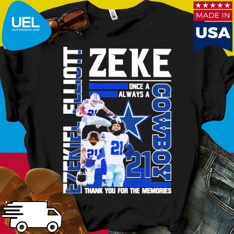 Ezekiel Elliott Zeke Cowboy thank you for the memories shirt