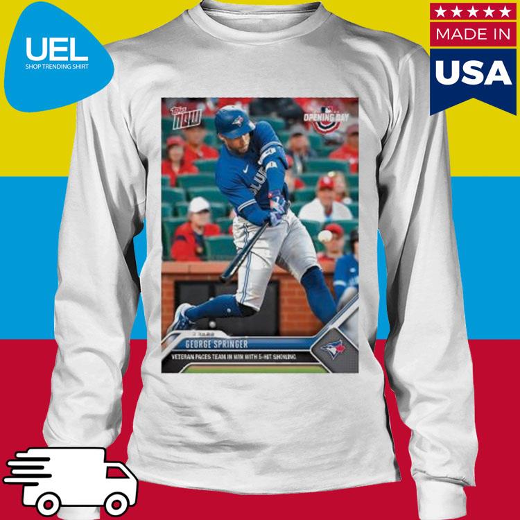 Toronto Blue Jays George Springer New 2023 Season Printed Baseball Shirt  Fanmade