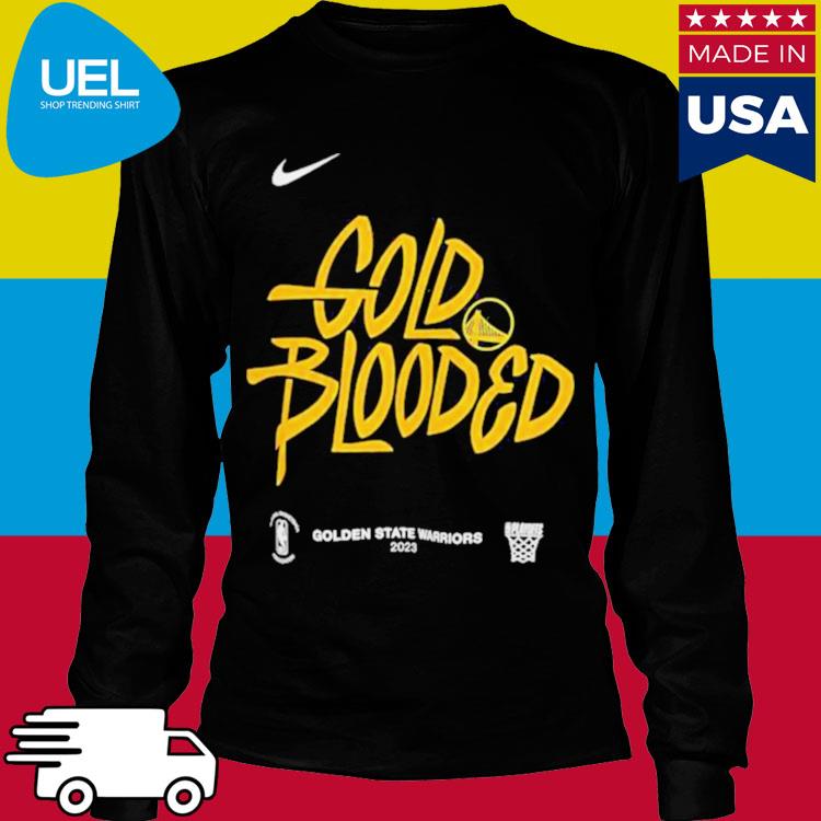 Nike Golden State Warriors Gold Blooded 2023 Nba Playoff Shirt