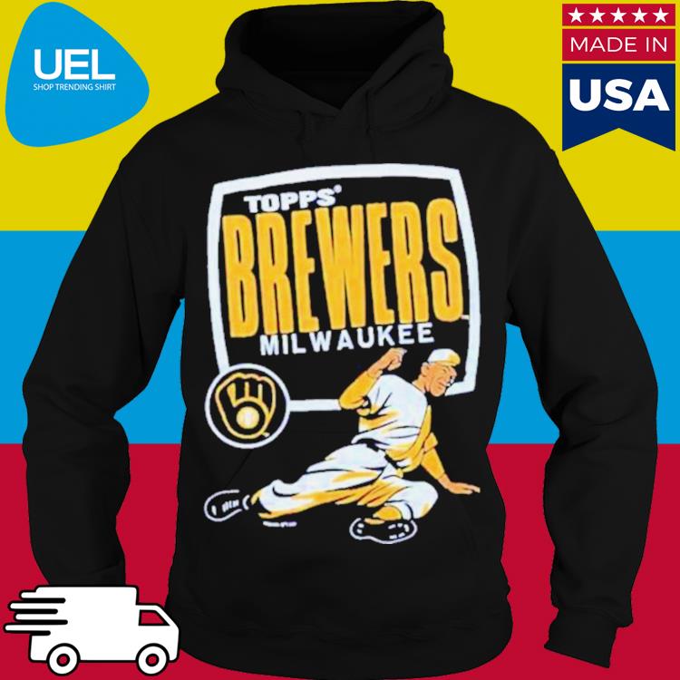 Topps Milwaukee Brewers baseball shirt, hoodie, sweater, long