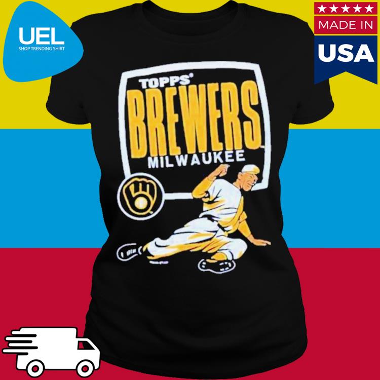 Topps Milwaukee Brewers Baseball Shirt