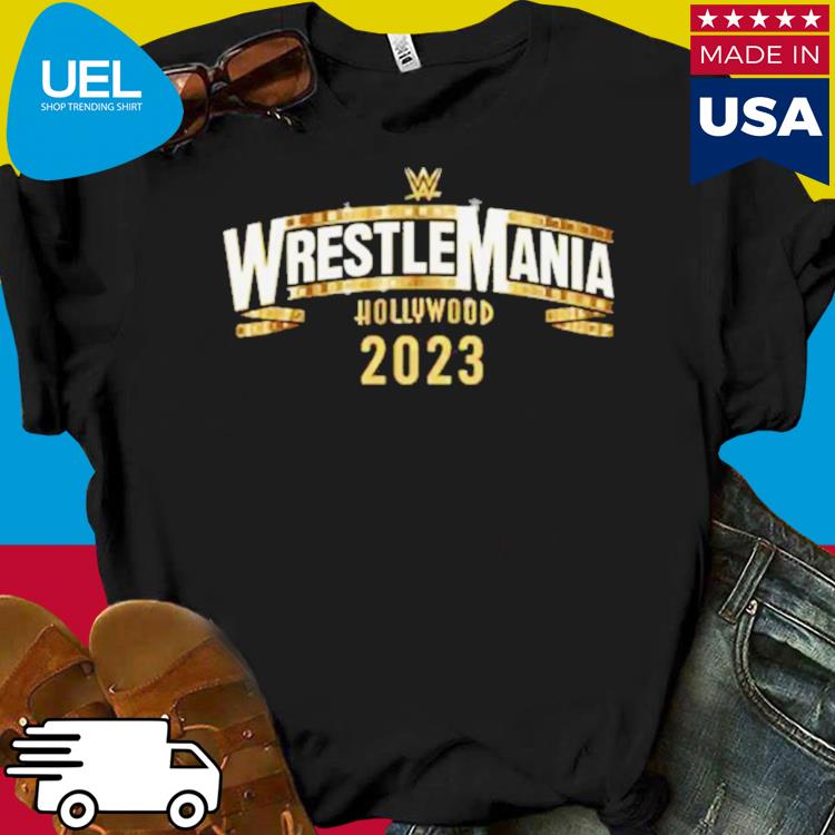 WWE WRESTLEMANIA 39 I WAS THERE SHIRT XL HOLLYWOOD LOS ANGELES