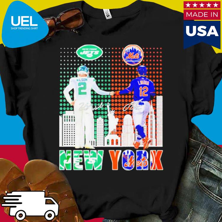 Official zach Wilson New York Jets and Francisco Lindor New York Mets  signature shirt, hoodie, sweater, long sleeve and tank top