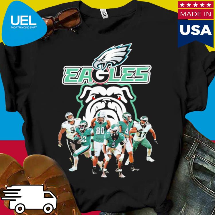 Eagles Dawgs Philadelphia Eagles And Georgia Bulldogs Players shirt,  hoodie, sweater and long sleeve