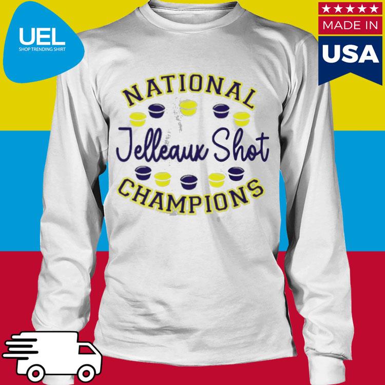 Jelleaux shot national champions shirt, hoodie, sweater, long