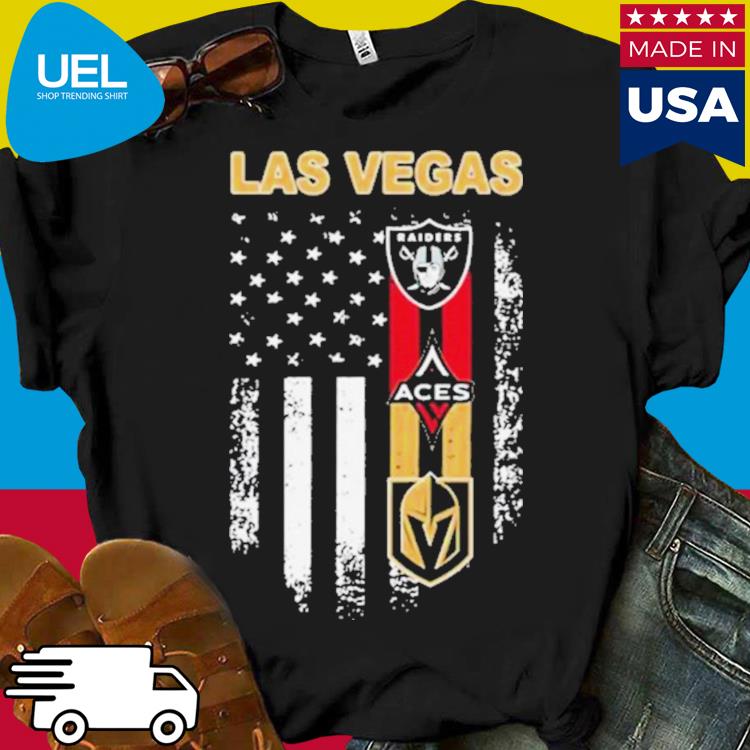 Las Vegas Team Sport Las Vegas Raiders Las Vegas Aces Vegas Golden Knights  Shirt - Yesweli