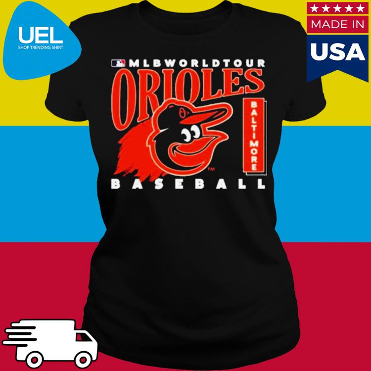 Official men's MLB Baltimore Orioles Majestic Team T-Shirts