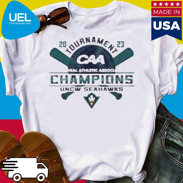 Uncw Seahawks 2023 Tournament Colonial Athletic Association Champions Shirt