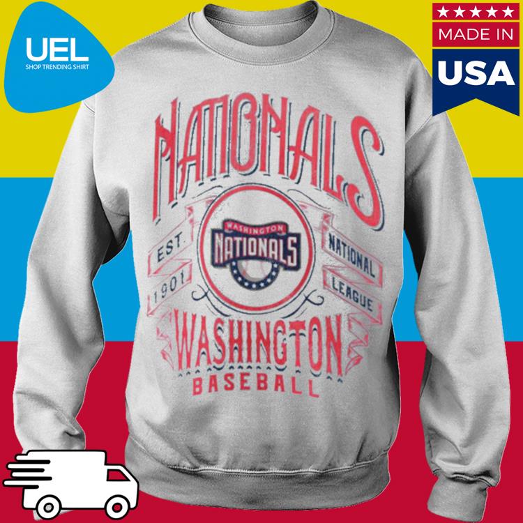 Official washington Nationals Rucker Collection Distressed Rock T