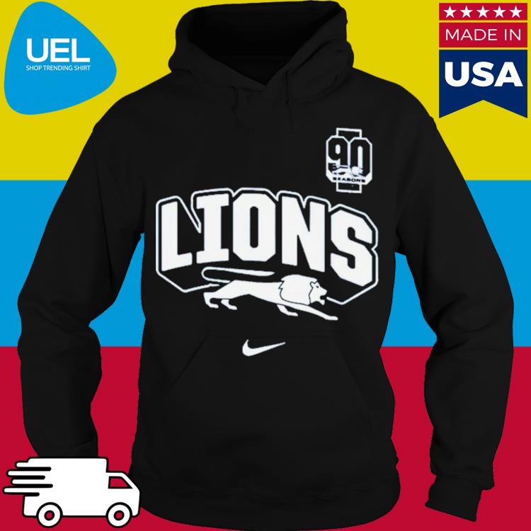 Official Detroit lions nike youth 90th season T-shirt, hoodie, tank top,  sweater and long sleeve t-shirt