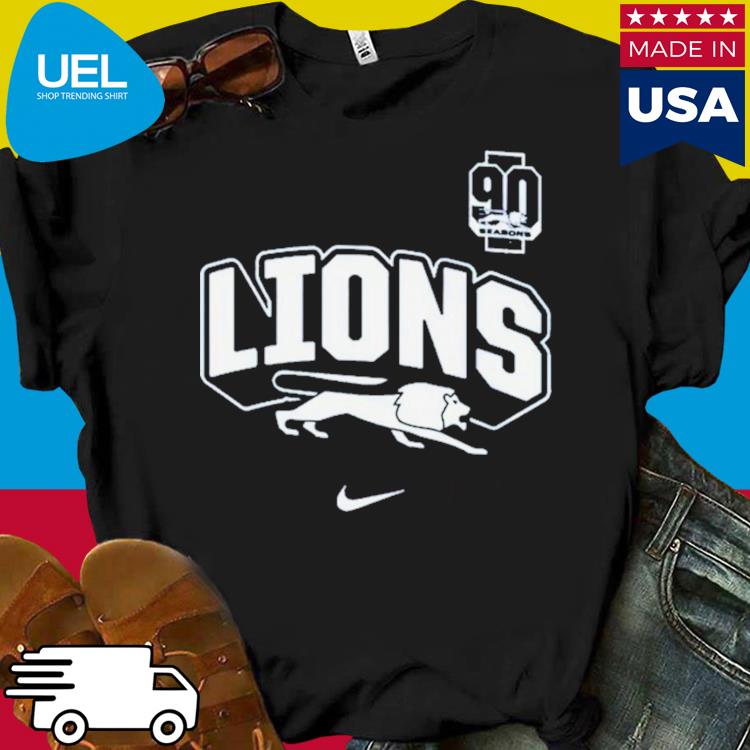 Official Detroit lions nike youth 90th season T-shirt, hoodie, tank top,  sweater and long sleeve t-shirt