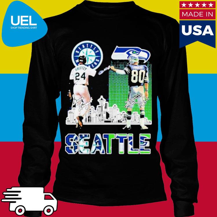 Official seatle Mariners Griffey And Seahawks Largent City Champion T Shirt,  hoodie, long sleeve tee