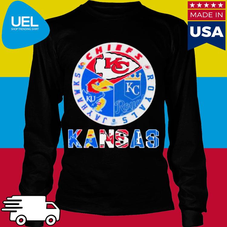 Kansas jayhawks Chiefs royals logo T-shirts, hoodie, sweater, long