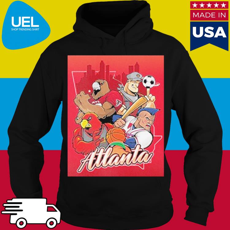 Official Atlanta falcons x atlanta braves x atlanta hawks x atlanta united  fc art by eric poole unique T-shirt, hoodie, tank top, sweater and long  sleeve t-shirt