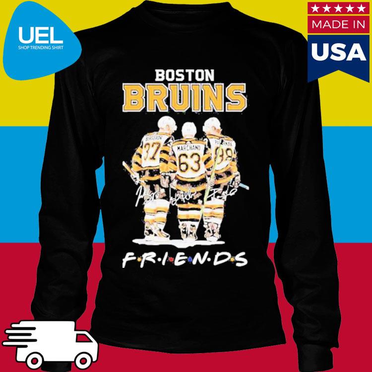 Official boston Bruins nhl friends bergeron marchand pastrnak T-shirt,  hoodie, sweater, long sleeve and tank top