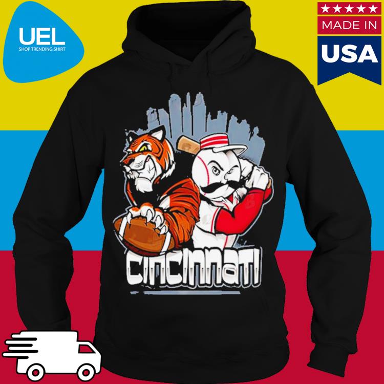 Mascot Cincinnati Bengals Reds And Cincinnati Bengals Shirt, hoodie,  sweater, long sleeve and tank top