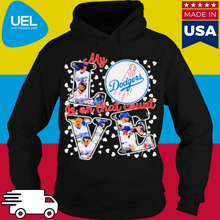 Los Angeles Dodgers peace love Dodgers logo shirt, hoodie, sweater, long  sleeve and tank top