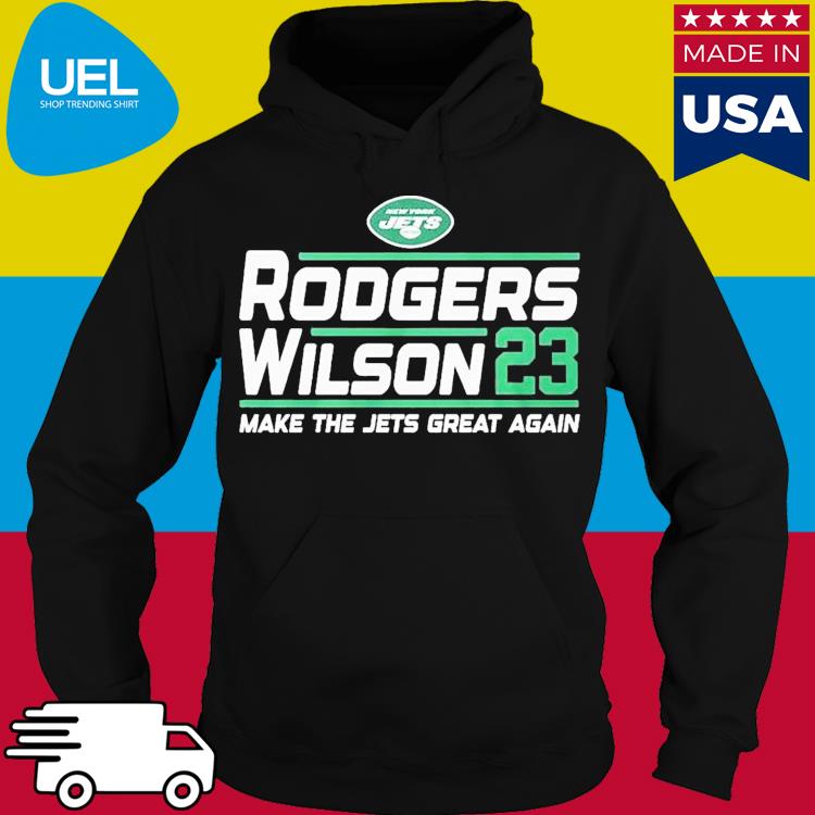 New York Jets Aaron Rodgers Zach Wilson 2023 Make The Jets Great Again Shirt  - Shibtee Clothing