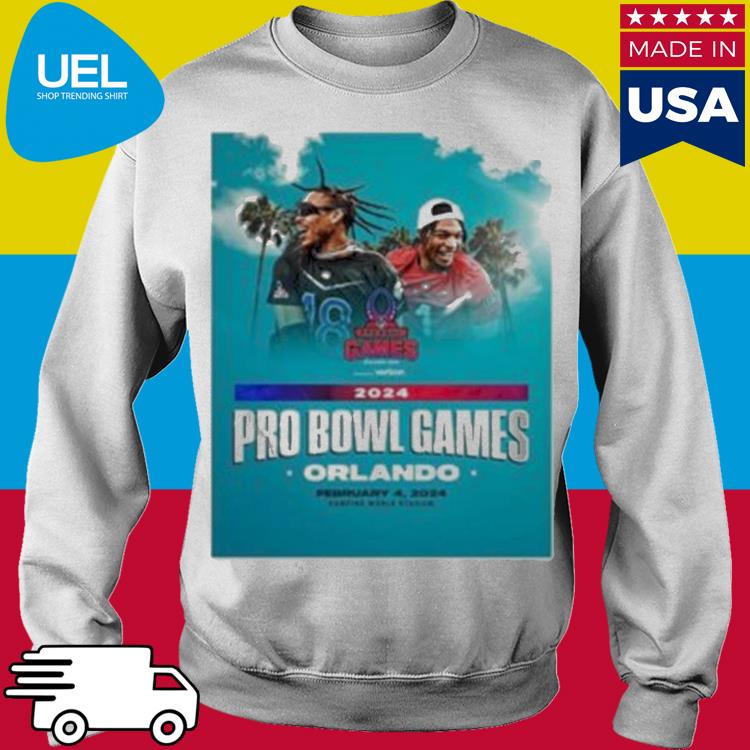 Official the 2024 nfl pro bowl games are heading to orlando vintage shirt,  hoodie, tank top, sweater and long sleeve t-shirt