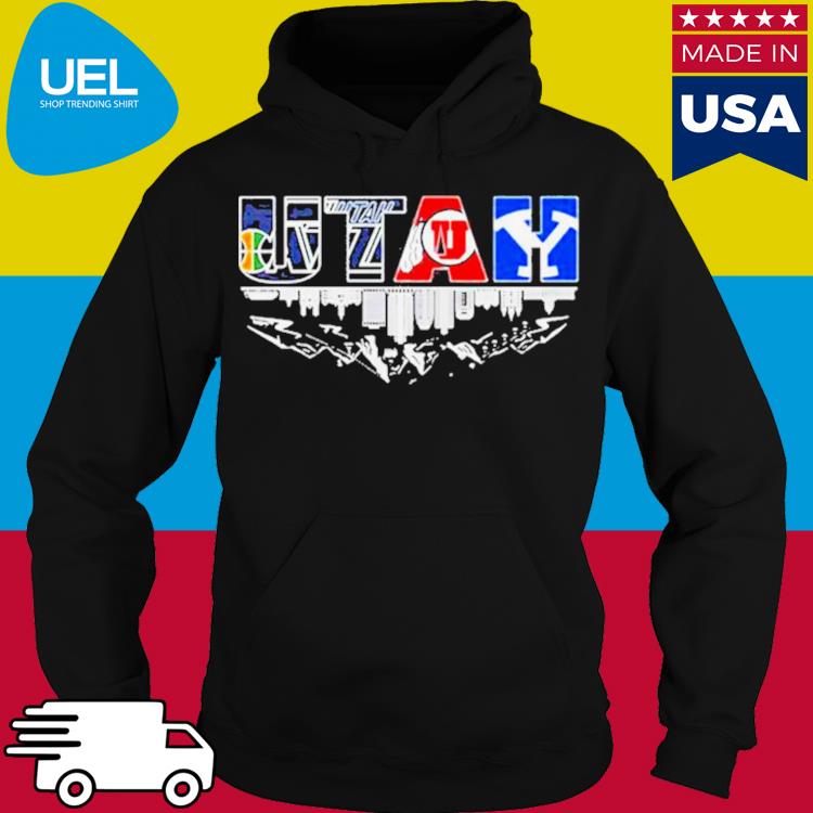 Utah Skyline Sports Teams T-shirt Hoodie