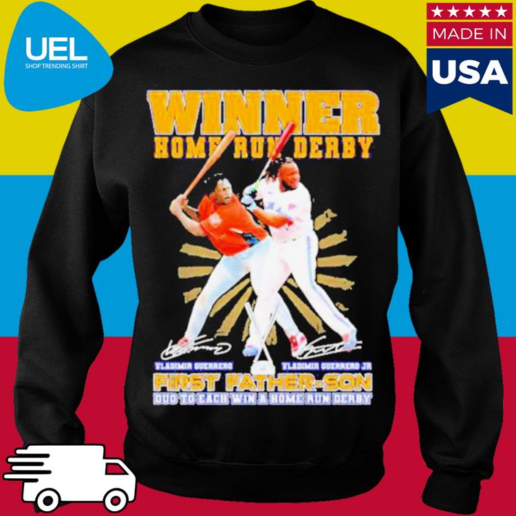 Vladimir Guerrero Jr, Vladimir Guerrero Winner Home Run Derby Signatures  shirt, hoodie, sweater, long sleeve and tank top