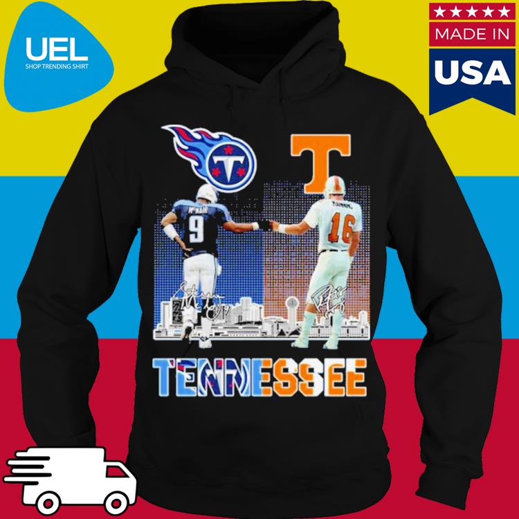 Official tennessee Titans and volunteers city champion signatures shirt,  hoodie, sweater, long sleeve and tank top