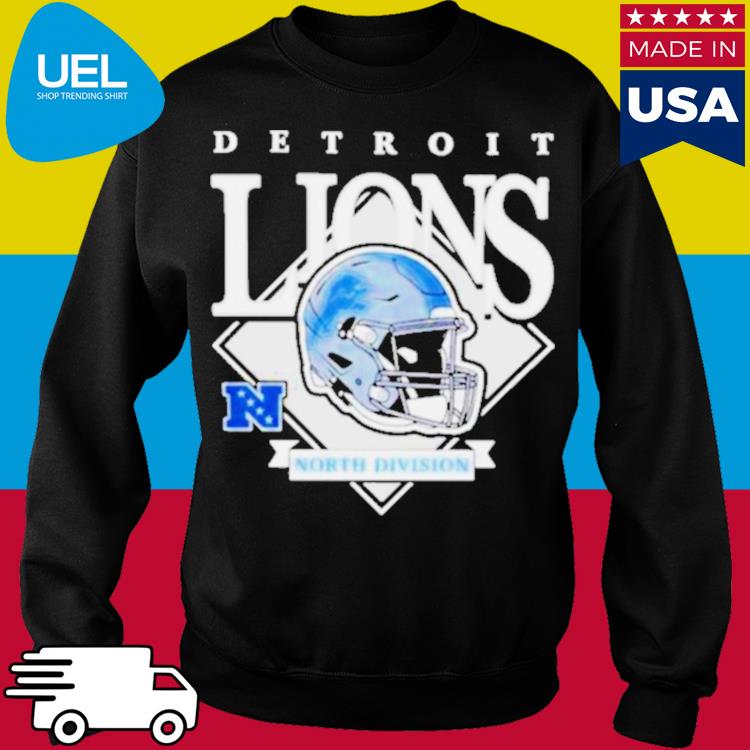 Detroit Lions New Era Current Day Long Sleeve Hoodie T-Shirt - Blue