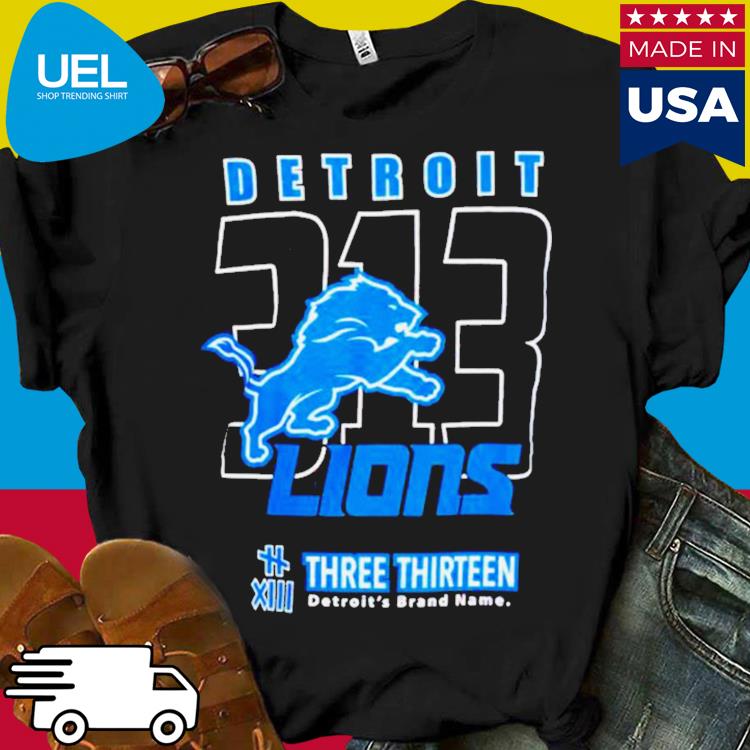 2023 Detroit Lions Three Thirteen Area Code T-shirt,Sweater, Hoodie, And  Long Sleeved, Ladies, Tank Top