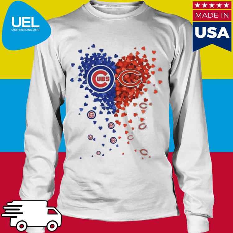 Chicago Bears Chicago Cubs Tiny Heart Shape 2023 Shirt