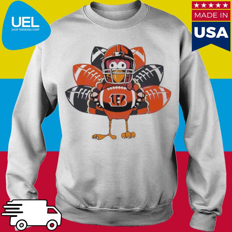 Cleveland Browns Turkey Thanksgiving Day Long Sleeve T-Shirt