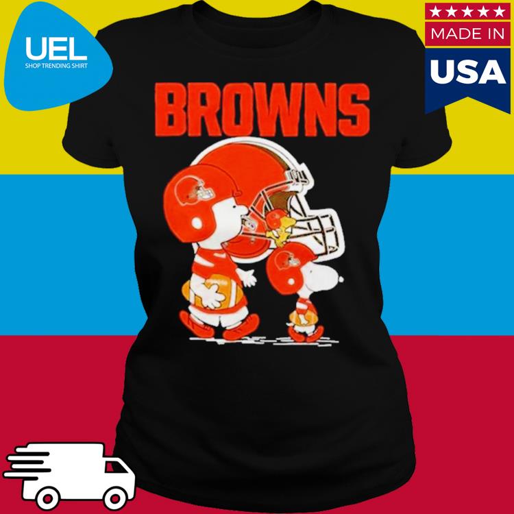 Cleveland Browns Snoopy and Charlie Brown Peanuts shirt, hoodie, sweater,  long sleeve and tank top